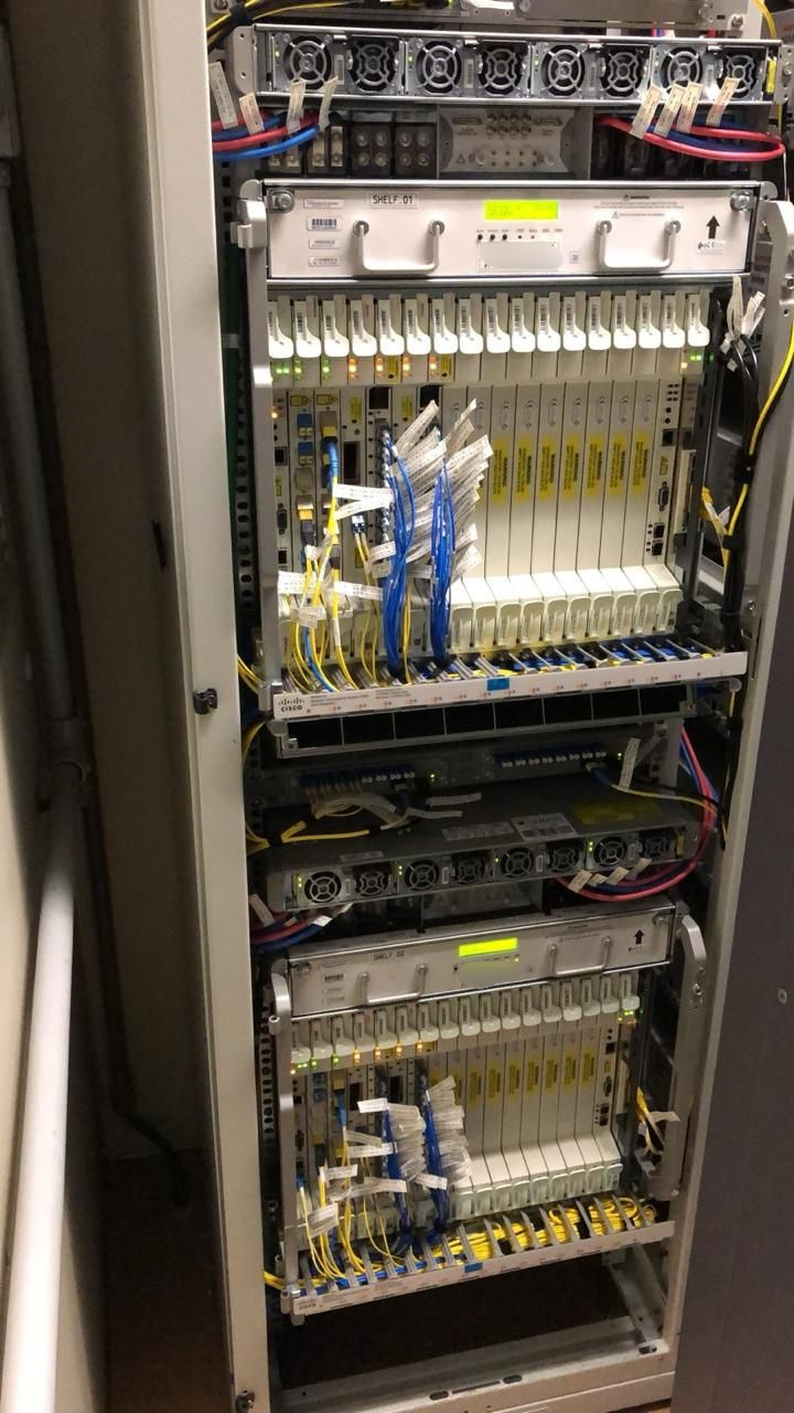 Cisco — implantação, acabamento e comissionamento.